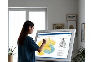 Designer sketching new beach gear